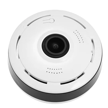 1 шт 360-Градусная Панорамная камера видеонаблюдения, Wifi 1080P HD Беспроводная VR-камера, Камера Наблюдения с дистанционным Управлением, P2P Штепсельная вилка США
