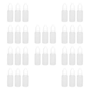 1000ШТ 15 мл Пустых пластиковых Бутылок-пипеток для жидкости для глазных Капельниц Многоразового использования