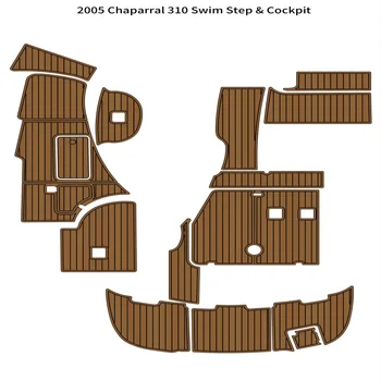 2005 Chaparral 310 Платформа для плавания Кокпит Лодка EVA Пена Палуба из тикового дерева Коврик для пола