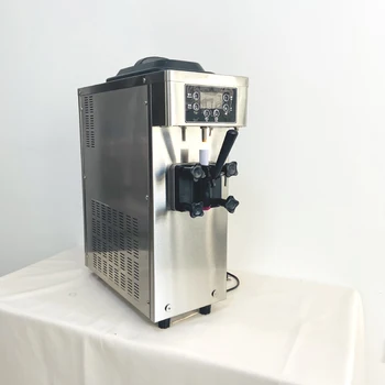 220 В/110 В, Портативный коммерческий автомат для мороженого, Настольный, Небольшой, с одной головкой, Автомат для продажи мягкого мороженого