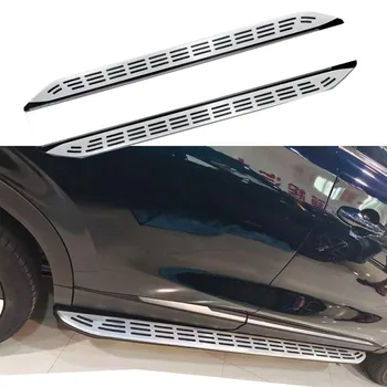 2шт Боковая подножка из алюминия и нержавеющей стали подходит для Subaru XV 2017-2022 Боковая подножка Nerf Bar Педаль