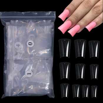 500 шт Накладных ногтей с утконосами Аксессуары для художественного оформления DIY Модные Гетероморфные типсы для маникюра Дизайн