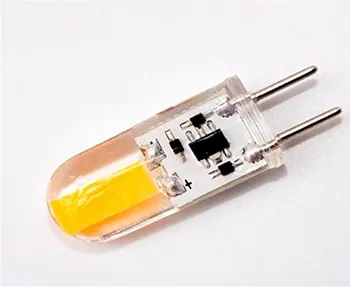 5ШТ GY6.35 Контактный силиконовый COB светодиодный хрустальный Прожектор с Регулируемой Яркостью Светодиодная кукурузная хрустальная люстра AC/DC 12V Энергосберегающая