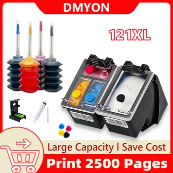 DMYON 121XL Совместимый для HP Deskjet D2563 F4283 F2423 F2483 F2493 F4213 F4275 F4583 Принтер для HP 121 XL Чернильный картридж hp121