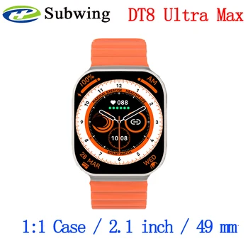DT8 Ultra Max 49mm Smart Watch Strap Lock Series 8 Мужчины NFC Bluetooth Вызов 2,1 дюйма Беспроводная зарядка Спортивные Женщины