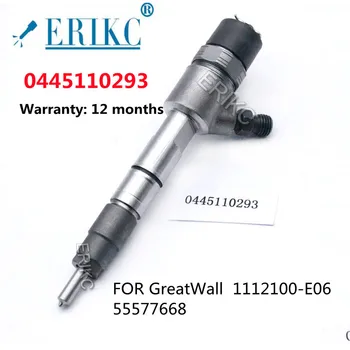 ERIKC 0445110293 Автомобильный Топливный инжектор высшего качества 0445 110 293 0 445 110 293 Для GreatWall 1112100-E06 55577668