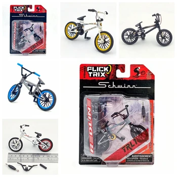 FLICK TRIX Миниатюрный BMX Пальчиковый велосипед ПРЕМИУМ класса DeathTrap Велосипед, отлитый под давлением, игрушки для мальчиков, модели, подарки