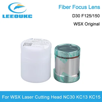 LEEOUKC Оригинальный Фокусный объектив WSX, Коллимирующий Объектив D30 F100/125/150 мм Для Волоконной лазерной режущей головки WSX NC30 KC13 KC15