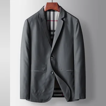 Lin2140-Костюмная куртка, дышащий стрейчевый бесшовный деловой универсальный костюм