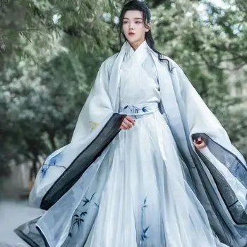 Yourqipao/ большие размеры, Ханфу, мужское китайское традиционное платье, женская пара, костюм для Косплея, Ханбок, древняя одежда