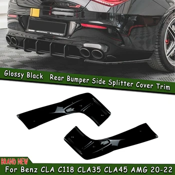 Боковой Разветвитель заднего бампера Автомобиля, Накладка на Выхлопную Трубу Для Mercedes CLA Class C118 CLA35 CLA45 AMG 2020 2021 2022