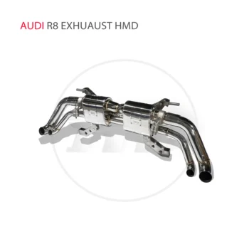 Выхлопная система HMD из нержавеющей Стали для Audi R8 5.2L Модификация Auto Catback Электронный клапан