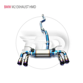 Выхлопная система из титанового сплава HMD Catback подходит для автоматической модификации BMW M2 Электронный клапан