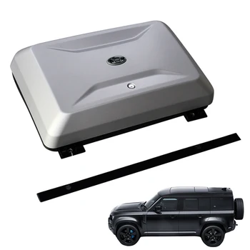 Грузовой ящик на крыше Водонепроницаемый для переноски багажа Универсальный автомобильный багаж на крыше для Land Rover Defender 90 2020