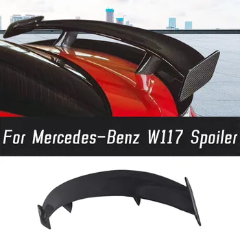 Для Mercedes-Benz W117, Высококачественное настоящее углеродное волокно, GT Стиль, задняя крышка багажника, обвес, Спойлер, крылья, Тюнинг внешних аксессуаров