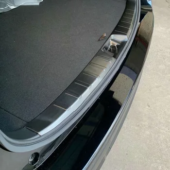 Для Subaru Forester SK 2018 2019 2020 Внутренняя защита заднего бампера из нержавеющей Стали, накладка на педаль, Автоаксессуары