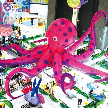 Изысканный 10-метровый надувной осьминог для украшения торгового центра/Гигантская модель осьминога, игрушки на воздушном шаре для продажи