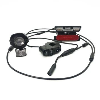 Комплект передних тормозных фонарей Ebike для включения фар Bafang BBS01 BBS02 BBSHD и функционального заднего фонаря Ebike Turn