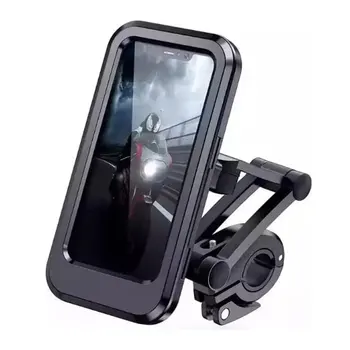 Крепление для телефона на велосипед, водонепроницаемый держатель для мобильного телефона для велосипедов и мотоциклов, вращение на 360 ° для просмотра по вертикали и горизонтали