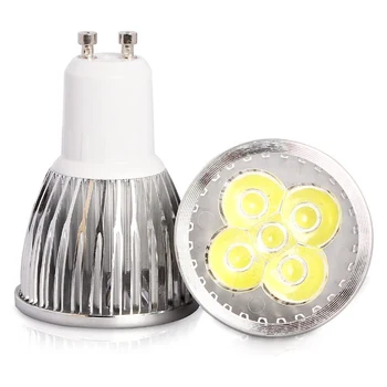 Лампа-прожектор GU10 Теплый/холодный белый AC85-265V 3/4/5W Супер Яркая светодиодная лампа высокой мощности, светильник