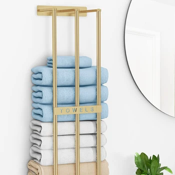 Металлическая Подставка для полотенец Практичный Держатель для хранения полотенец для дома
