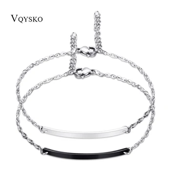 Новый элегантный браслет из нержавеющей стали для женщин Из высококачественного материала, белый керамический браслет-оберег для влюбленных пар, ювелирные изделия