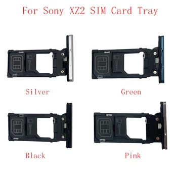 Одна Двойная карта памяти microSD, Детали Лотка для SIM-карт, Держатель Слота Для SIM-карт Для Sony Xperia XZ2, Запасные Части