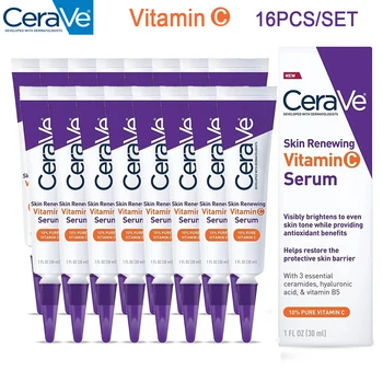 Оригинальная сыворотка CeraVe с витамином С Против морщин и старения, уменьшает морщины С гиалуроновой кислотой, восстанавливает кожный барьер.