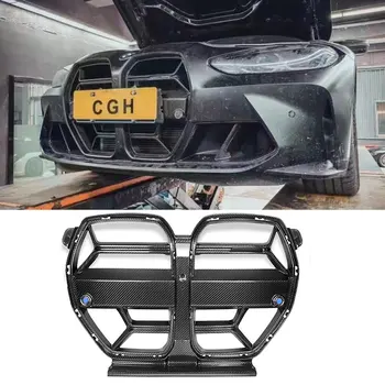 Решетка из сухого углеродного волокна Для BMW M3 G80 M4 G82 Пластиковая Решетка Переднего бампера Сетка для автогонок 2021-2023 CSL xDrive Competition