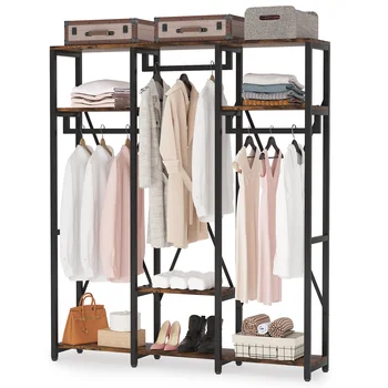 Сверхмощные отдельно стоящие вешалки для одежды, Системы органайзеров для шкафов с полками для развешивания одежды
