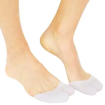 Силиконовый протектор для носка (2 пары) Силиконовый чехол для носка и рукав для защиты Большого пальца стопы Силиконовая повязка для подушечки стопы, плюсны