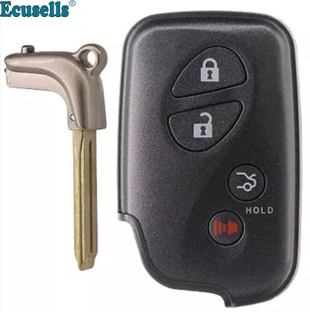 Умный 3 + 1 кнопочный Дистанционный ключ FSK433.92MHz-5290-ID74-WD03 WD04 для Lexus для Toyota Camry Reiz Pardo 2010-2013 TOY48 неразрезанный