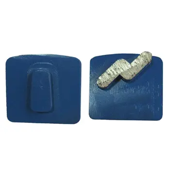 Шлифовальные инструменты Redi Lock с одним сегментом Z-образной формы для твердого бетонного пола, быстросменные накладки 9шт